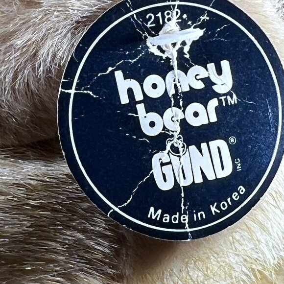 Vtg Gund Honey Bear Plush Tags Collectors Classics Limited Edition 1970s Plush B - Picture 6 of 15